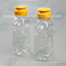 480g Pet Plastic Bear Honey Bottle with Silicone Valve Cap (PPC-PHB-17)